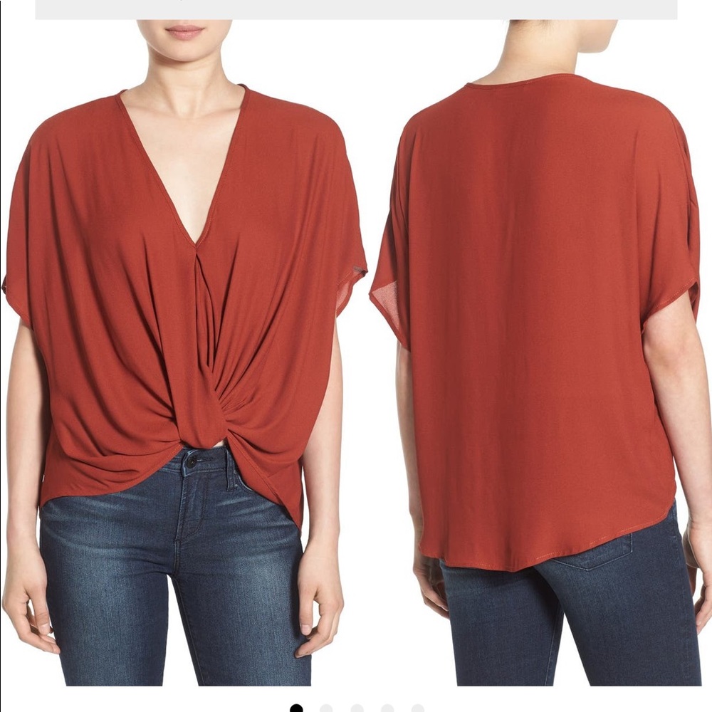 Twist Front Blouse